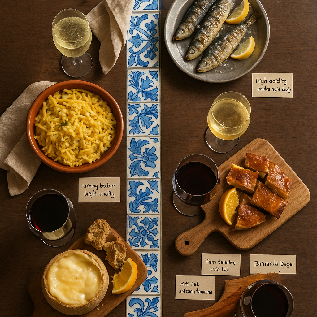 Pratos tradicionais portugueses que combinam na perfeição com vinhos regionais