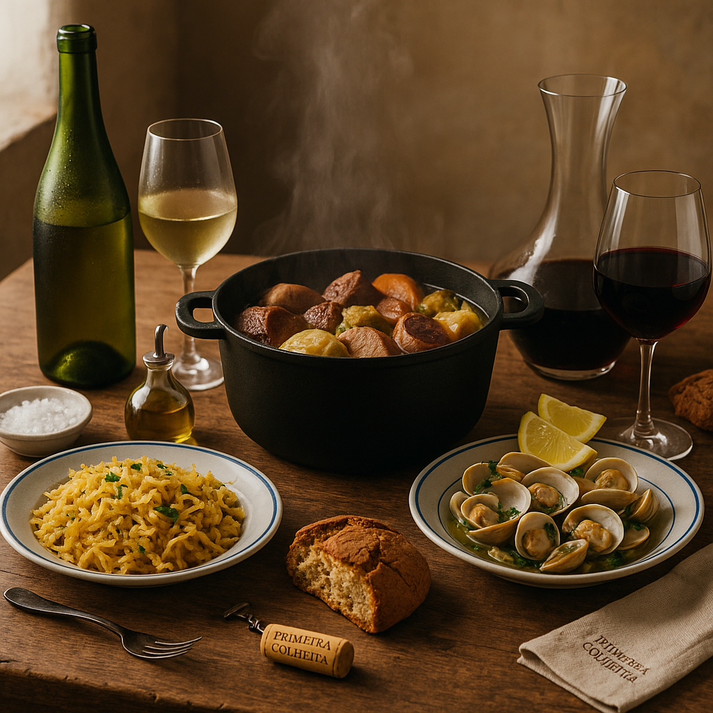 Pratos tradicionais para harmonizar com vinhos portugueses